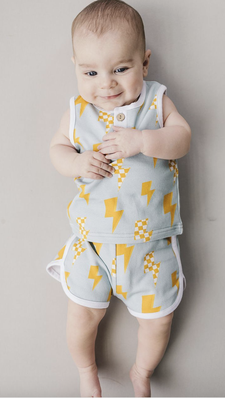 Tank & Shorts Set | Lightning Bolt