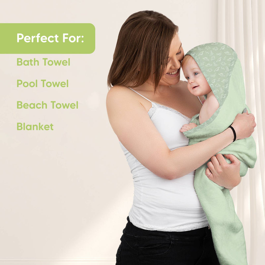 KeaBabies Luxe Baby Hooded Towel