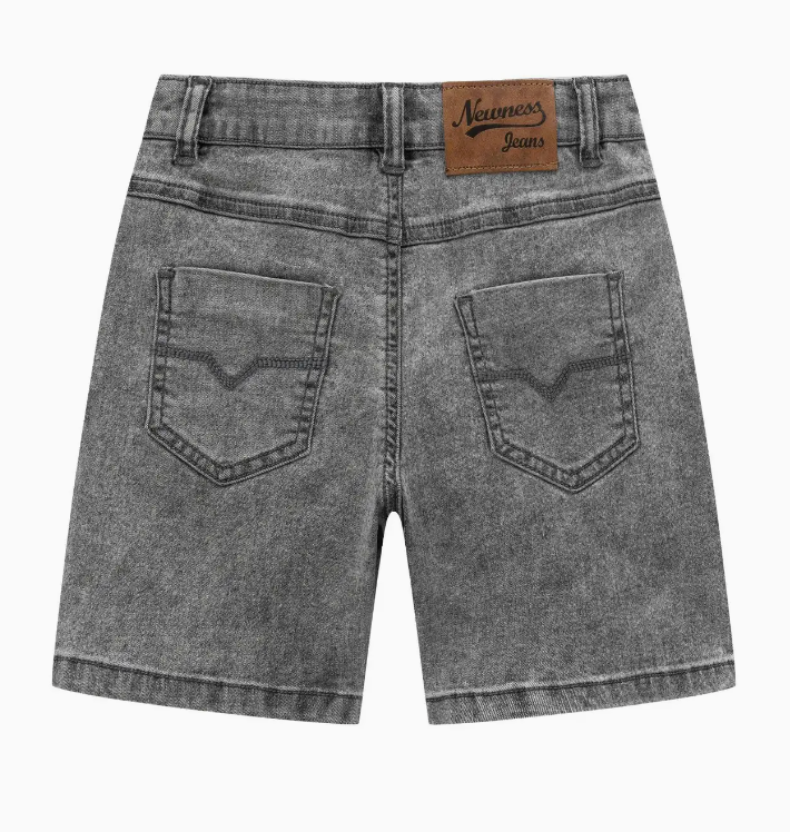 Boy's Denim Shorts-Grey