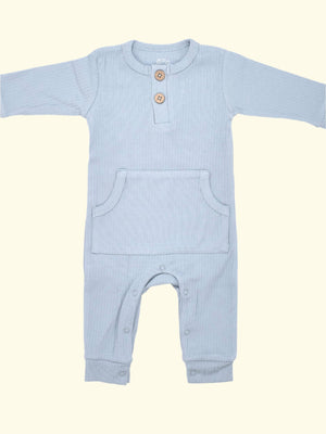 Baby Ribbed Playsuit with Pockets - Loch and Ali's Children's Boutique