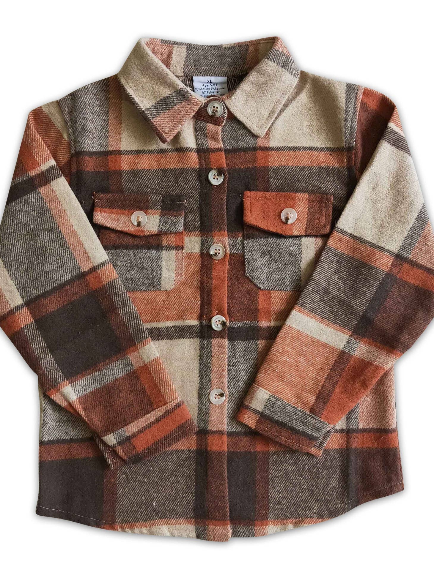 Flannel Button Up Shirt - Loch and Ali's Children's Boutique