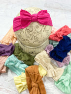 Cable Knit Bow Headband