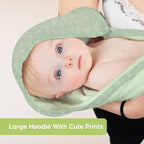 KeaBabies Luxe Baby Hooded Towel