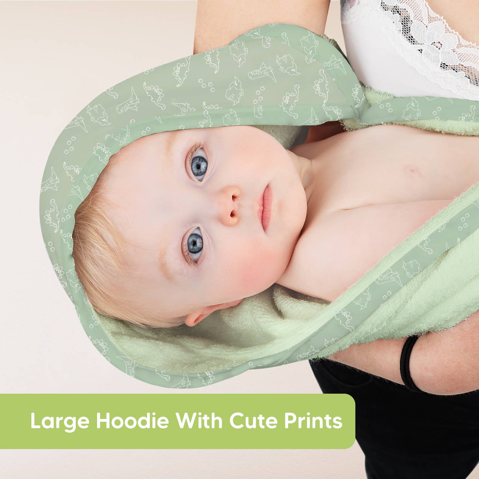 KeaBabies Luxe Baby Hooded Towel