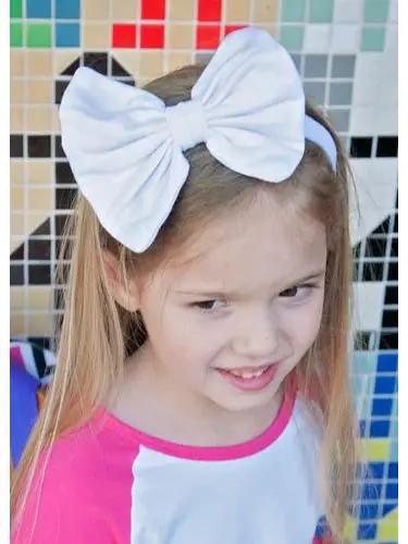 Solid Fabric Bow Headband