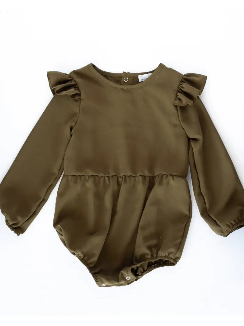 Bubble Shorty Romper - Fairytale Green - Loch and Ali's Children's Boutique